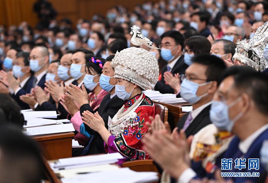 5月22日，第十三屆全國(guó)人民代表大會(huì)第三次會(huì)議在北京人民大會(huì)堂開幕。 