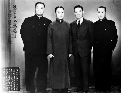 京劇“四大名旦”合影（左起：程硯秋、尚小云、梅蘭芳、荀慧生） 資料圖片